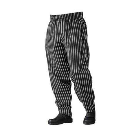 White 4000 Free Shipping Classic Baggy Chef Pant 3 Inch Elastic Waist 
